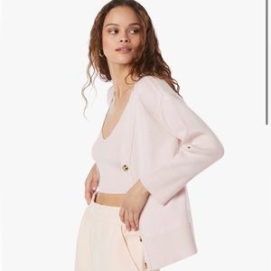 Favorite Daughter Cardigan Sweater in Mahogany Rose